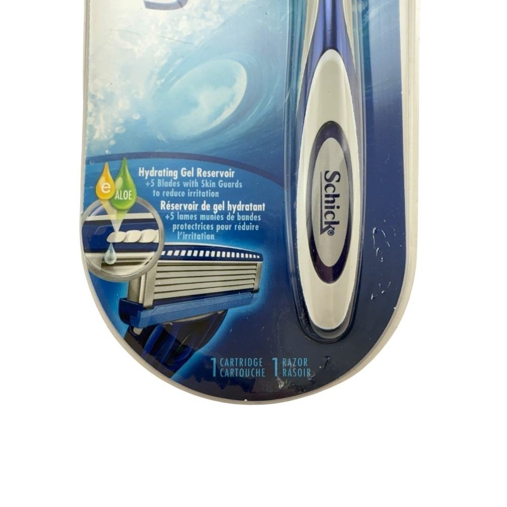 Schick Hydro 5 NIP Razor Handle + 1 Cartridge Set (5) New Clamshell Packaging - Picture 5 of 5